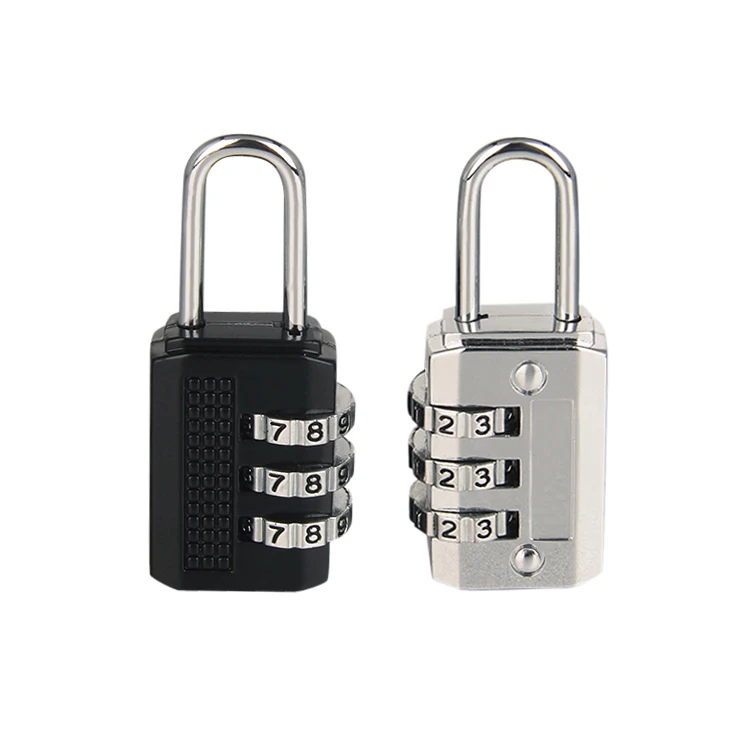 

Hot sale lock reset zinc alloy 3 digit code lock price safety keyless metal small Combination Padlock