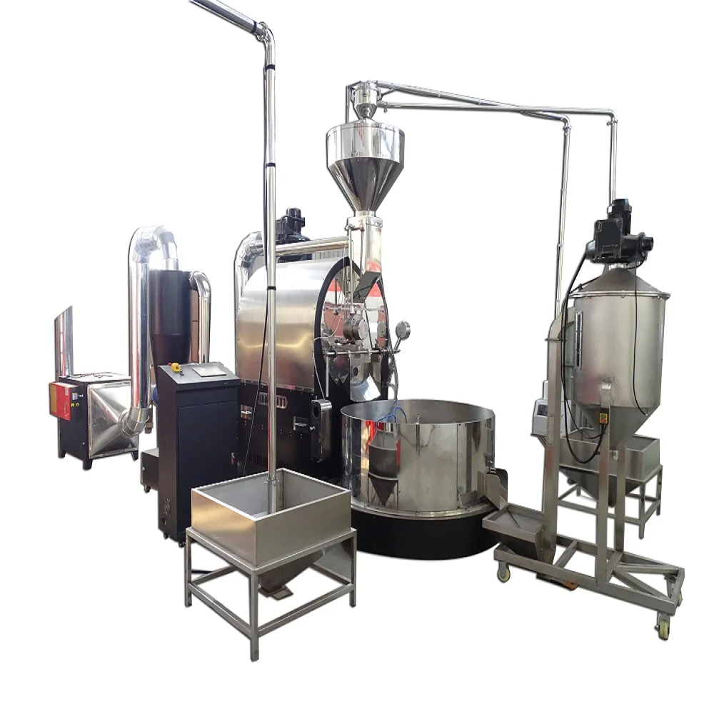 
HeNan Dongyi DY 120 kg automatic coffee roaster DY 120kg coffee roasting machine 120kg coffee bean roasting machine 