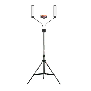 Dimmable Dual Ring LED Light Tripod Stand Makeup & Beauty