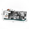 750W 8x16 Inch Mini Lathe Metal Processing Variable Speed CNC Lathe Metal Lathe Machine