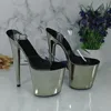 Drop shipping Women 8 Inch High Heel Platform Shoes Crystal Party Slippers 20cm Sexy Clubbing Exotic Dancer High Heels Sandals