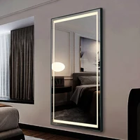 

Horizontal Vertical Dimmable LED Bathroom Large Wall Makeup Vanity Mirror With Light