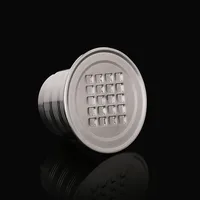 

1 Capsule 1 Tamper Refillable Upgrade Round Hole Nespresso Stainless Steel Empty Capsule Metal Reusable Coffee Filter Cup