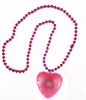 Wholesale Popular Valentine'S Day Led Pink Flashing Heart Necklace