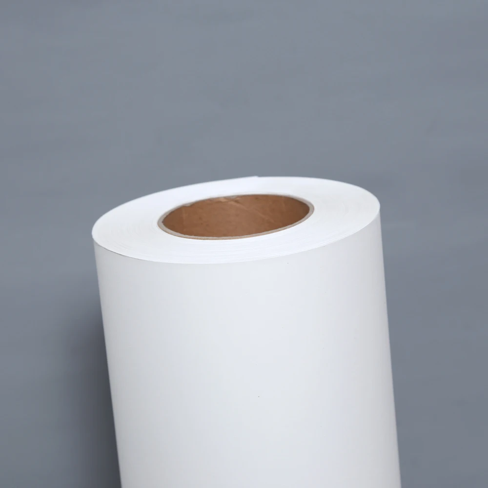 
100g adhesive sublimation paper rolls 100m glossy soft heat transfer paper printing 