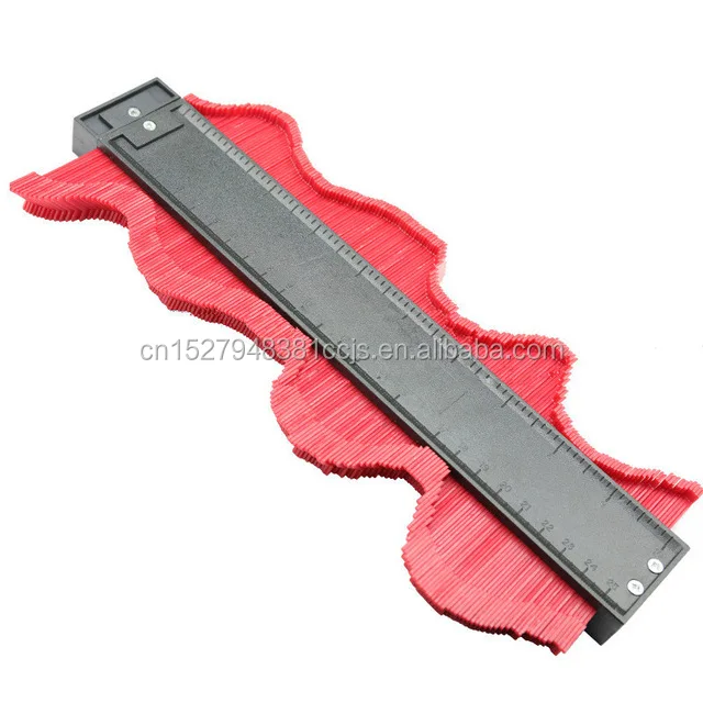 
10inch Profile contour gauge Edge Patterning Wood Measuring Ruler ABS Contour Profile Gauge Laminated Contour Gauge 
