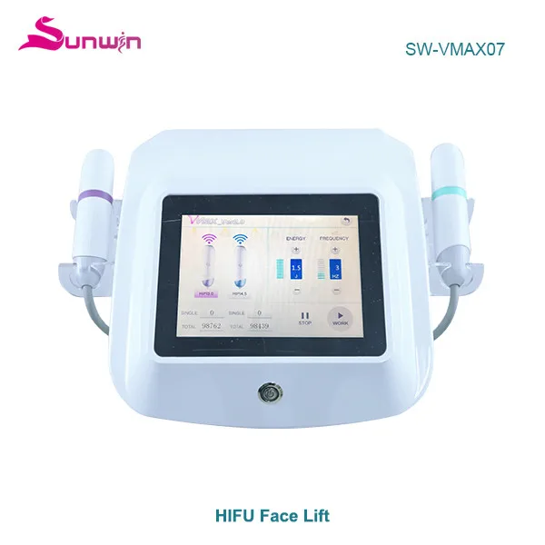 

skin innovation hifu face lift machine ultrasound facial treatment, White