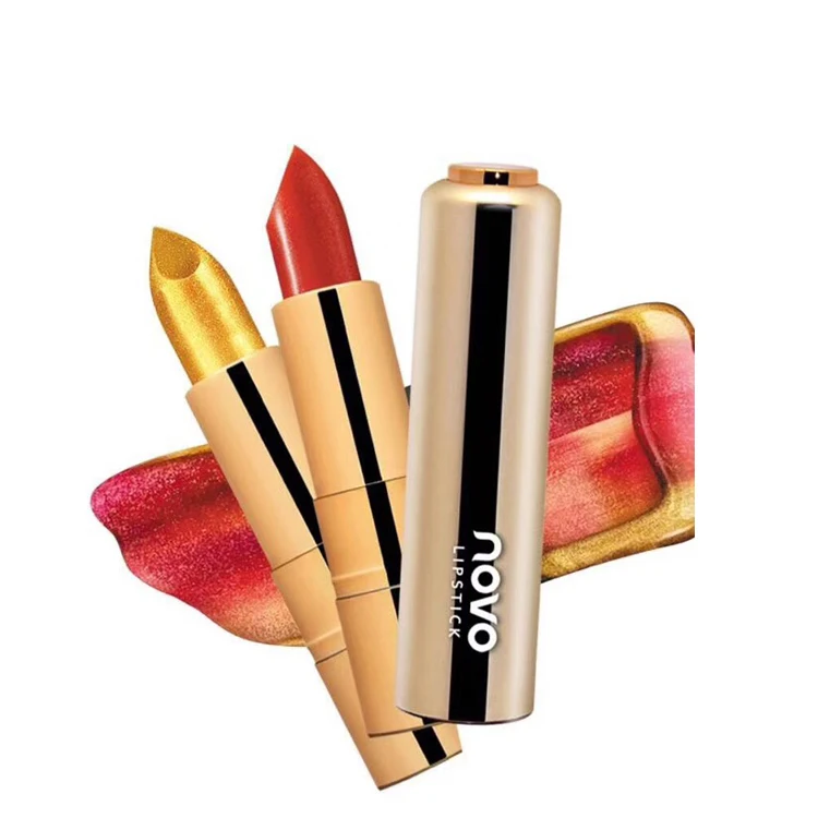 

2018 NOVO new multi-color glitter lipstick 7 color matte waterproof velvet lipstick, Multi-colored
