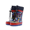 The new boy Draw string antiskid rain rubber boots for kids