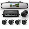 2018 BEST SELLER Mirror display car rear parking backup camera with parking sensor