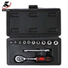 OK-TOOLS 12pcs OK-TOOLS 12pcs Mechanic Auto Kit Tool Metric Ratchet Wrench square socket set small socket set