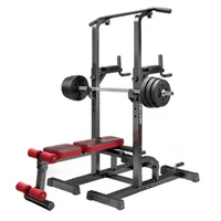 

Fitness Multi Function power tower exercises weight bench