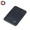 luxury leatherette card holder index with customized logo embossed