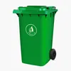 240L trash bin can be used on trailer commercial standing outdoor garbage bin