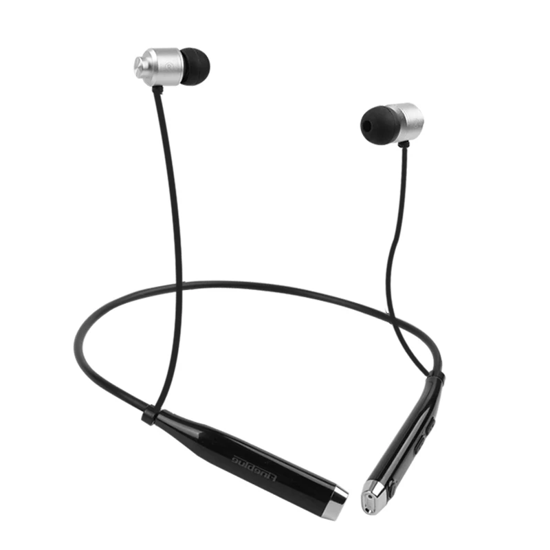 

headphones wireless OEM headphones Fineblue FM500i in ear magnetic neckband sport headset bluetoothheadset, Black;white