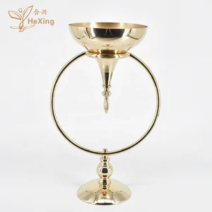 Image of 45cm (17.7inch) Modern style metal party supplies wedding party desktop metal centerpiece for wedding decoration