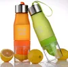 Healthy Lifestyle Colorful Portable Bpa Free Custom Logo Sport Infuser Juice Beverage Drinking Water Bottle, Lemon Water Bottle