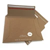 Kraft Rigid A4 A5 Size Printed White Logo Mailer Envelope Packaging Cardboard Custom Envelopes