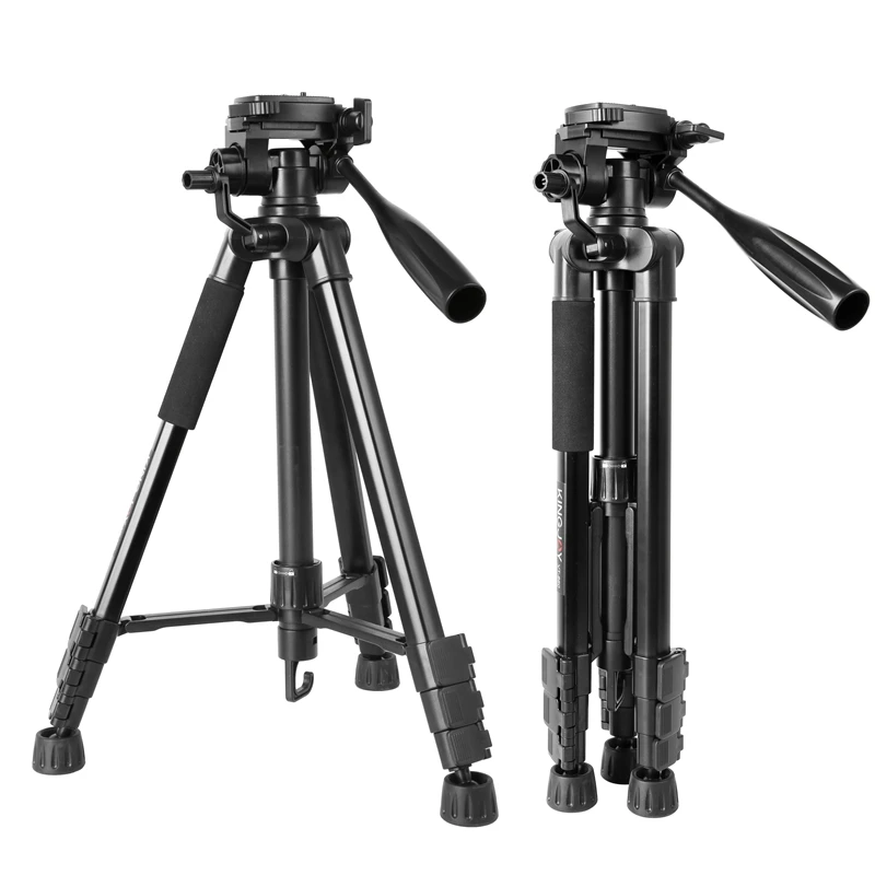 

KINGJOY Best Good Quality Flexible Lightweight DSLR Video Camera Aluminium Digital Tripod for Camera and Camcorder