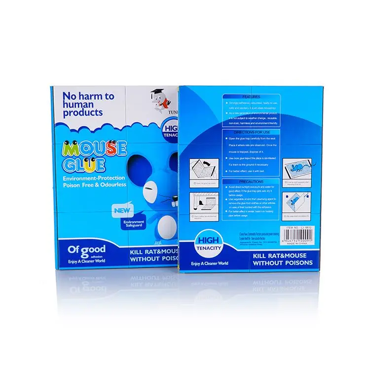 
Manufacturer supply good sales quality safe environmental mouse rat glue trap for home 