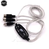 High Quality 2M Keyboard to PC USB MIDI Cable Converter PC to Music Keyboard Cord USB IN-OUT MIDI Interface Cable