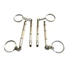 Glasses repair tools 4 in 1 Mini screwdriver with Slot Phillips Hex socket bits thumb handle as promotion sales gift