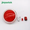 Jinyuetek red led 24vdc push button switch barrier heart shape