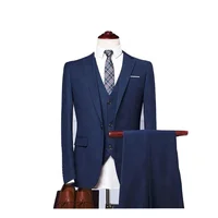 

China Wholesale Wedding 3 Piece Men's Suit Blazer Suit Man