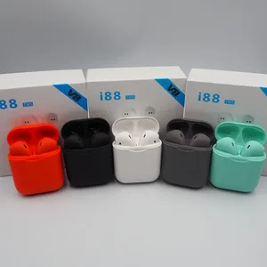 i88 TWS Wireless Bluetooth 5.0 Earphones with Touch Control
