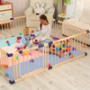 Kids Playing Zone Saety Children Protection Fence Wood Playpen