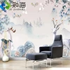 Guangzhou factory supply waterproof flower print bedroom art 8d embossed surface 3d leaves wall paper mural wallpaper
