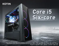 

KOTIN K5 GAME PC Hot Selling Intel i5 9400F 6 Core Turbo Boost 4.1Ghz GTX1650 4G DDR4 8G 360G SSD Gaming PC Desktop Computer
