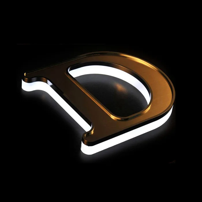 3D LED light letters factory direct factory sale