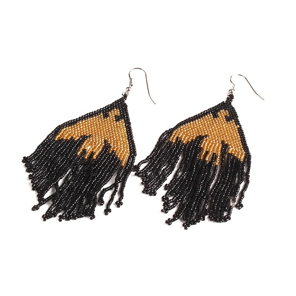 

MG-E180003 Moyamiya Hot selling bohemian eagles earrings women bohemian jewelry earrings, As picture or customized