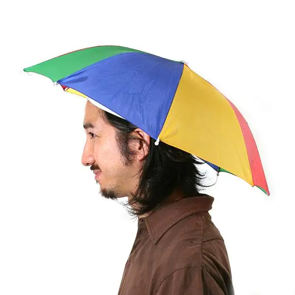 

High Quality Folding hat umbrella Small Pocket cap umbrella, Customized color