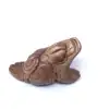wholesale high quality natural red sand crystal carving wealth three foot gold toad