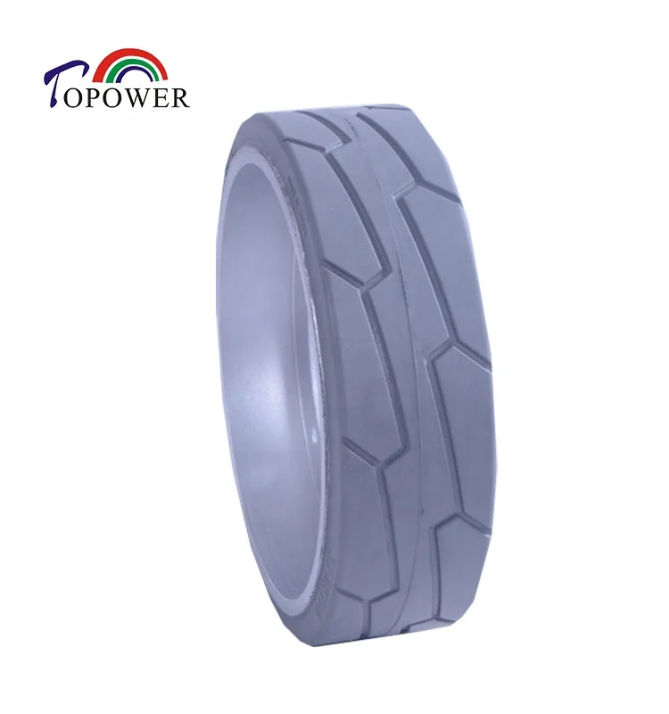 

Scissor lift tyre for JLG solid tire  2915012, White grey black