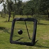 Portable Outdoor Football Trainer Mini Soccer Rebounder Goal Net