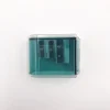 Three holes rectangular plastic pencil sharpener with tank manully