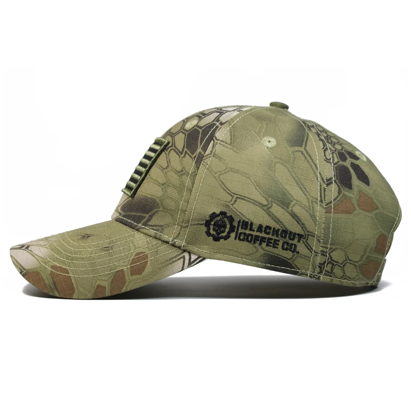 
Custom High Quality American Flag Camo Baseball Hat 