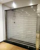 Automatic Polycarbonate Slat Rolling Up Door Transparent PVC Folding Doors Clear Plastic Roller Shutter Sliding Door