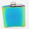 7oz eco-friendly flask vacuum plating hip flask