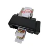 Automatic CD DVD & PVC card printer / cd dvd disk making machine Business card printer 52pcs CD DVD tray