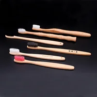 

eco friendly biodegradable Wholesale Bamboo Toothbrush with bamboo charcoal bristle bamboo tooth brush