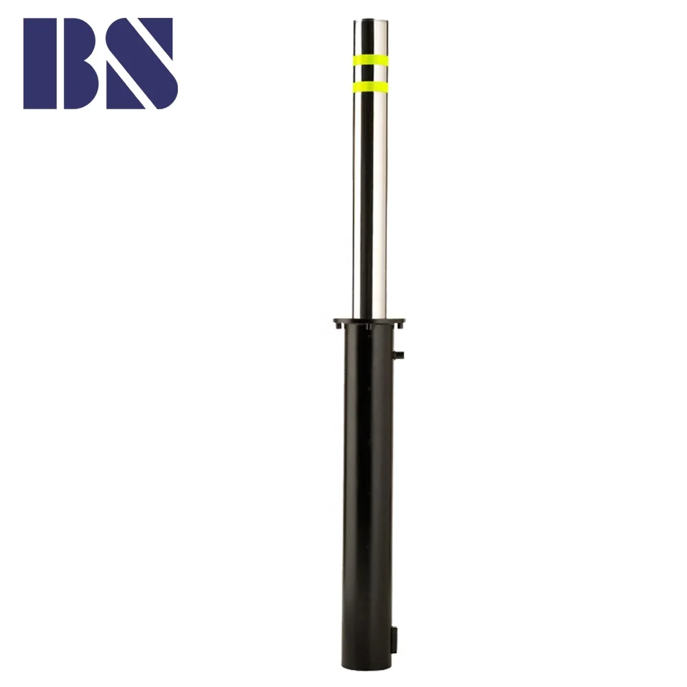 
Stainless Steel Metal Traffic Manual Retractable Telescopic Parking Security Bollard Parking Post Manufacture 