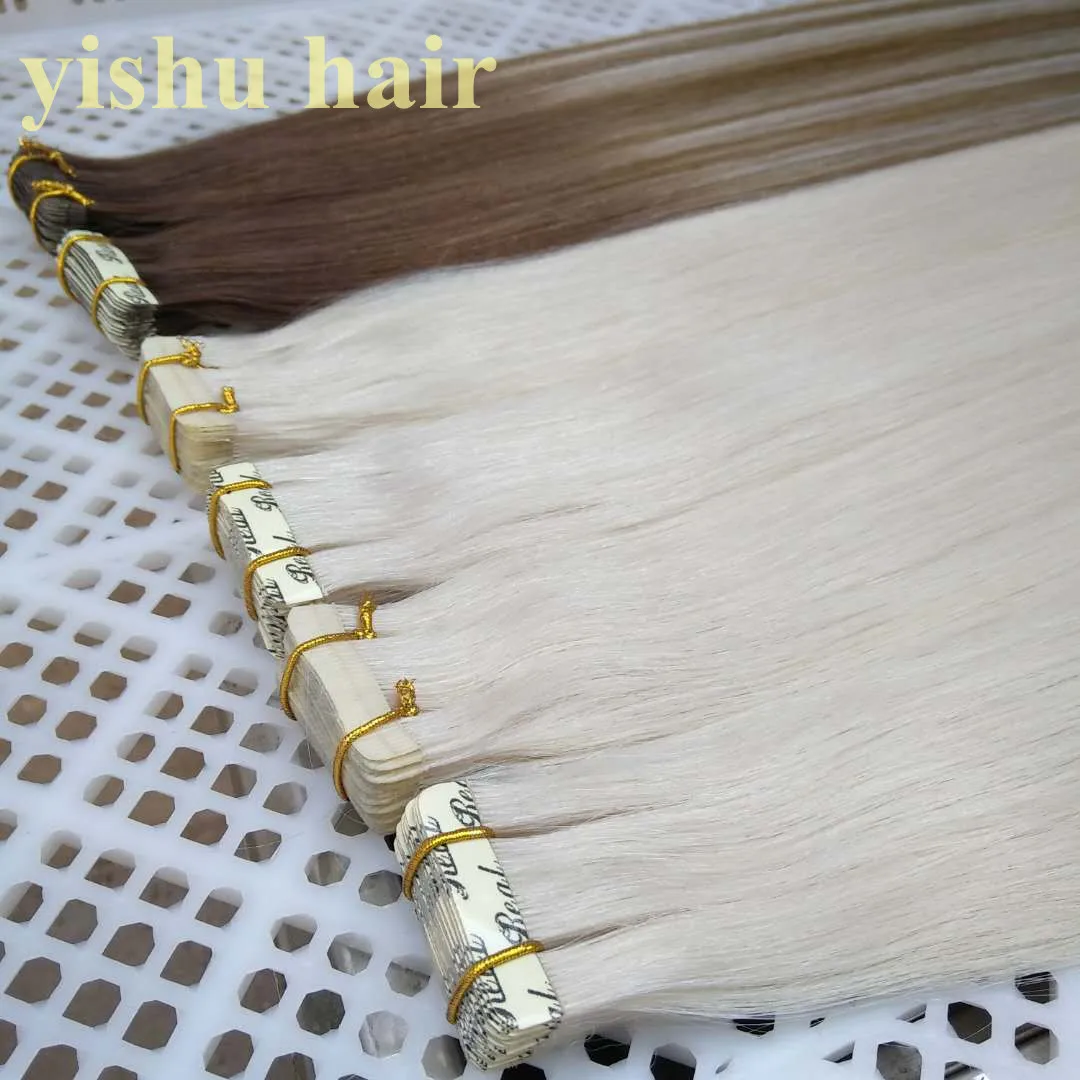 

Wholesale 100% human hair virgin remy 10a russian remy invisible tape hair