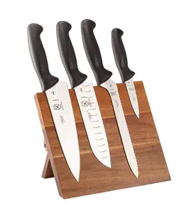 Image of Wood Bamboo Magnetic Knife Strip Holder, Bamboo Acacia Rubber Wood Walnut Wood Magnetic Knife Holder