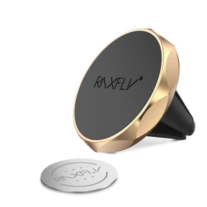 RAXFLY Aluminium Alloy Magnetic Car Air Vent Phone Holder