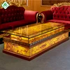 China Hot sales Remote Control Bar KTV Hotel Room Led Table Long Square Tea Bar Table