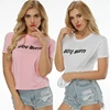 KEYIDI OEM Custom Hot Summer Casual Letter Printing Women T-shirt